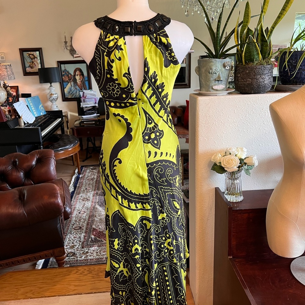 Woman’s dress; size 4; excellent condition; formal; material: silk and polyester